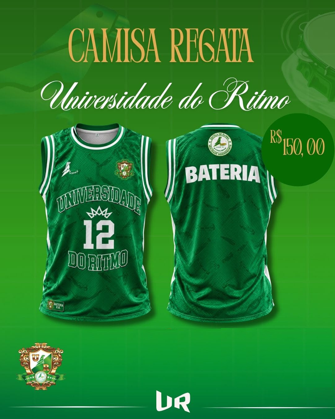 Camisa Regata Verde